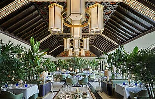 The Surf Club Restaurant at the Four Seasons Hotel at the Surf Club.
